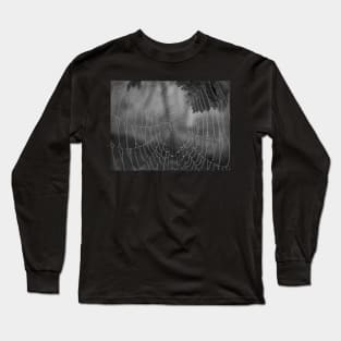 Spider Web in the Rain Long Sleeve T-Shirt